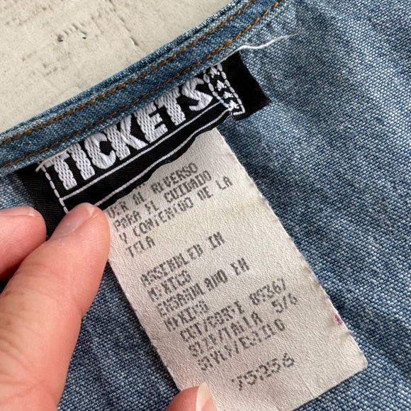 Vintage Women’s Denim Dollcore
Babydoll Floral Collar Mini Dress size Medium. - Picture 3 of 8